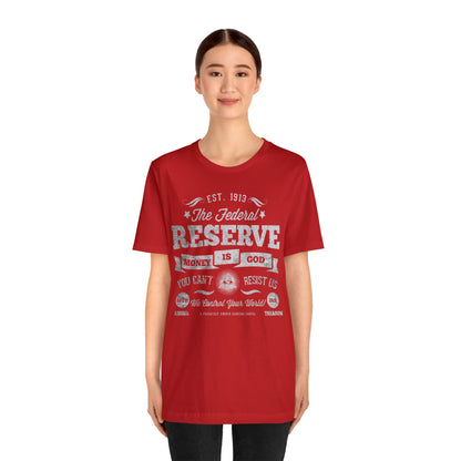 Federal Reserve Unisex Jersey Short Sleeve Tee