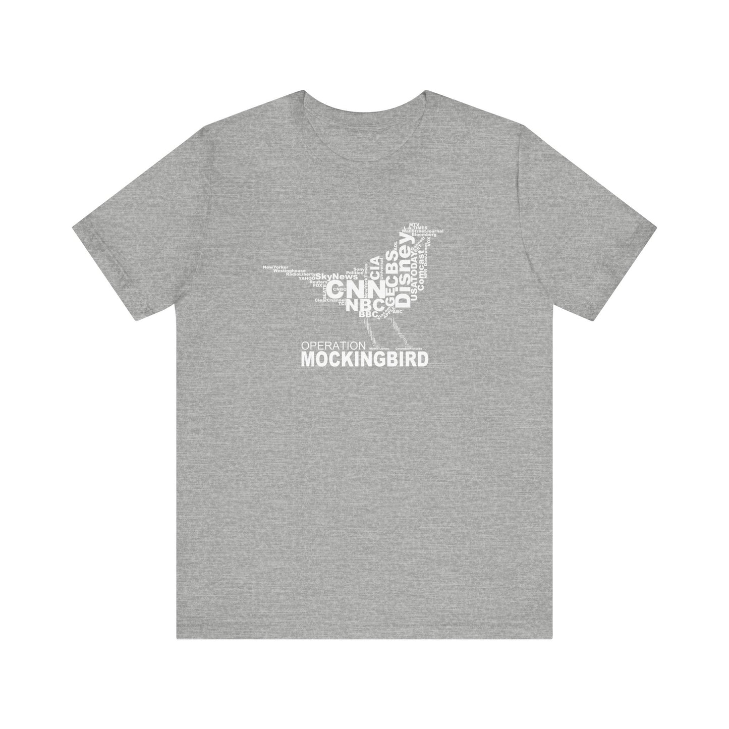 Operation Mockingbird Word Cloud Unisex Jersey Short Sleeve Tee