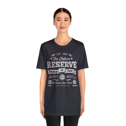 Federal Reserve Unisex Jersey Short Sleeve Tee