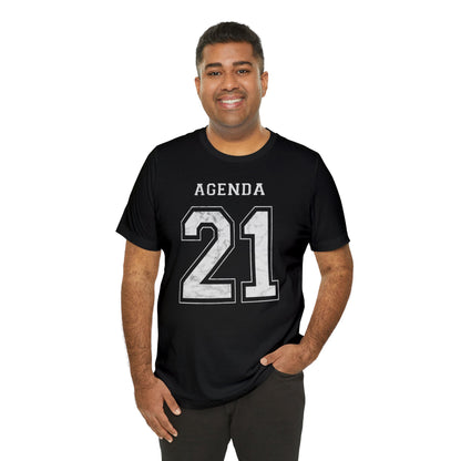 Agenda 21 Jersey-Style Unisex Jersey Short Sleeve Tee