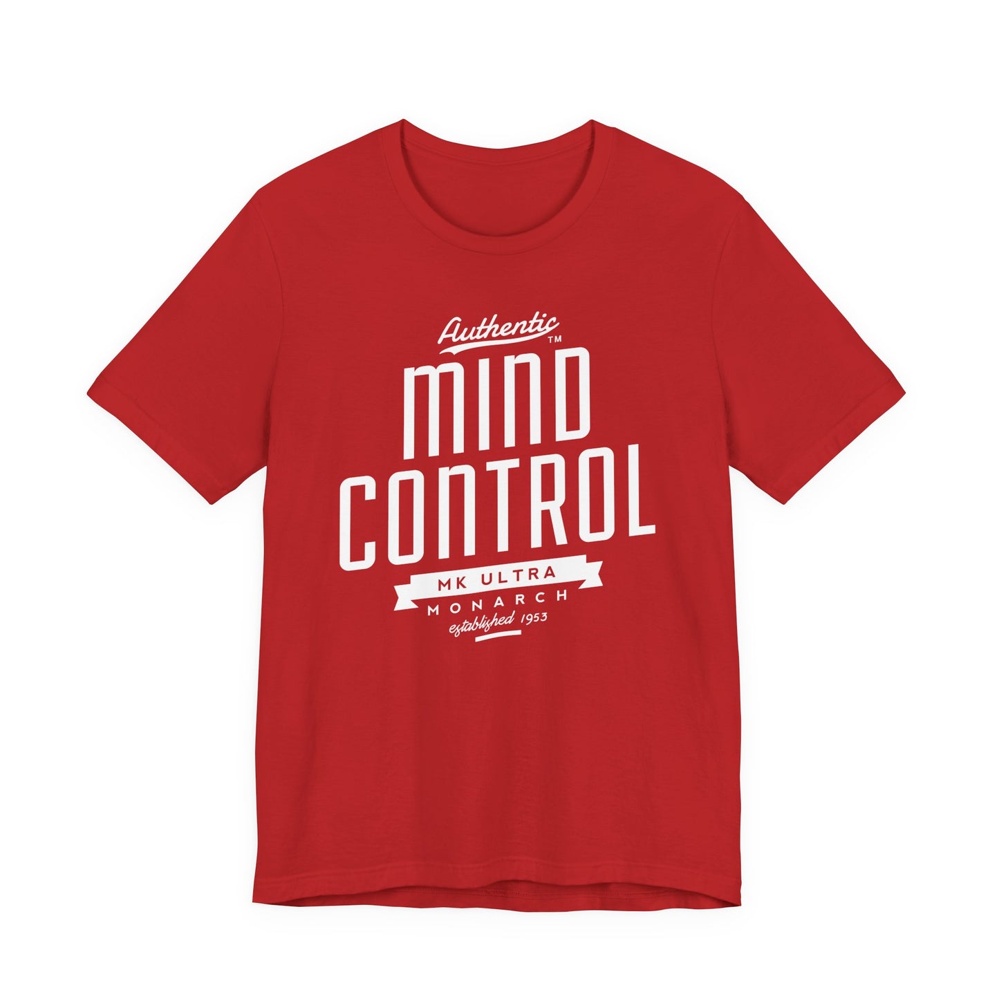 MK Ultra Mind Control Unisex Jersey Short Sleeve Tee