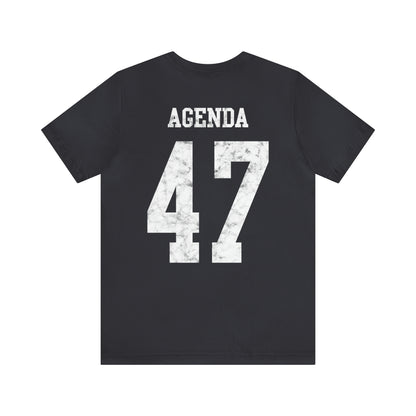 Agenda 47 Two-Sided Jersey-Style Unisex Jersey Short Sleeve Tee