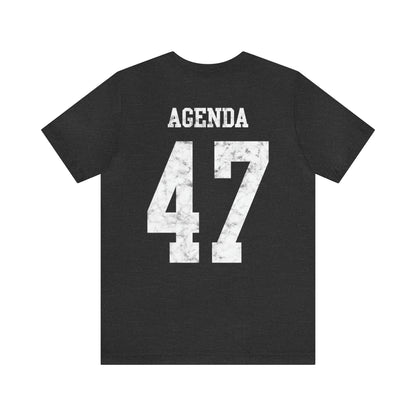 Agenda 47 Two-Sided Jersey-Style Unisex Jersey Short Sleeve Tee
