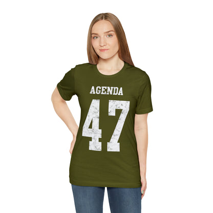 Agenda 47 Two-Sided Jersey-Style Unisex Jersey Short Sleeve Tee