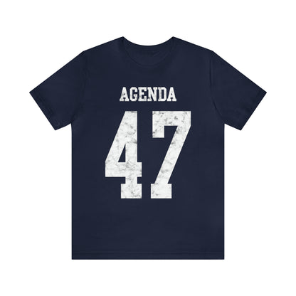 Agenda 47 Two-Sided Jersey-Style Unisex Jersey Short Sleeve Tee