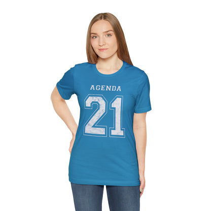 Agenda 21 Jersey-Style Unisex Jersey Short Sleeve Tee