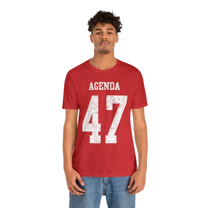 Agenda 47 Two-Sided Jersey-Style Unisex Jersey Short Sleeve Tee