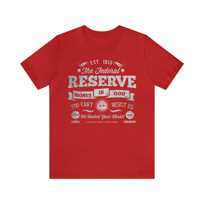 Federal Reserve Unisex Jersey Short Sleeve Tee