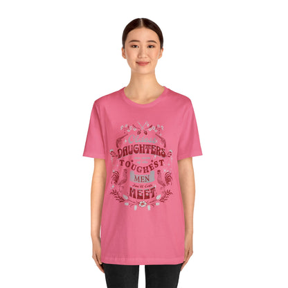 Oldest Daughters Red Type Unisex Jersey Short Sleeve Tee
