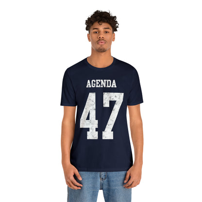 Agenda 47 Two-Sided Jersey-Style Unisex Jersey Short Sleeve Tee
