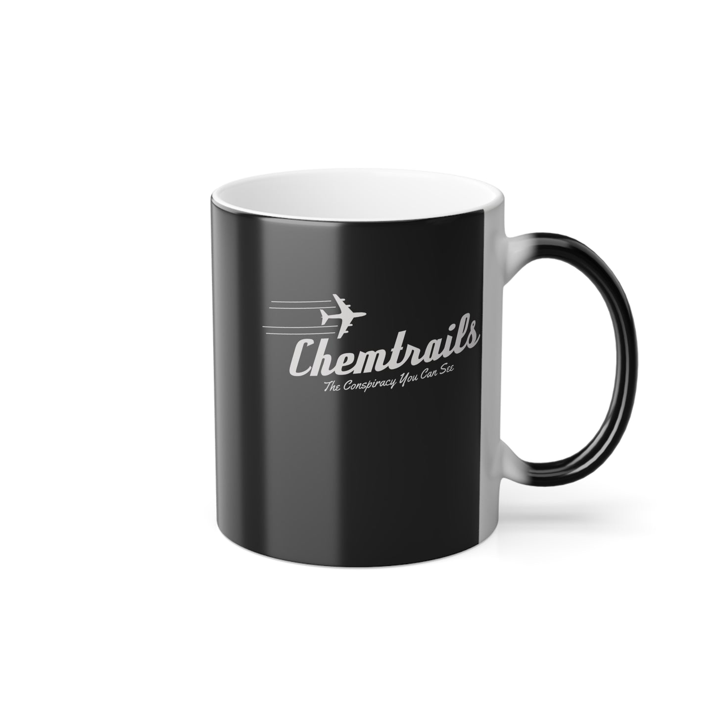 Heat-Reactive Disappearing Chemtrails Mug, 11oz