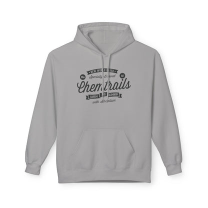 Chemtrails Ba Al Retro Style Label Softstyle Fleece Hoodie
