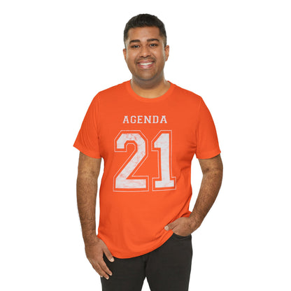 Agenda 21 Jersey-Style Unisex Jersey Short Sleeve Tee