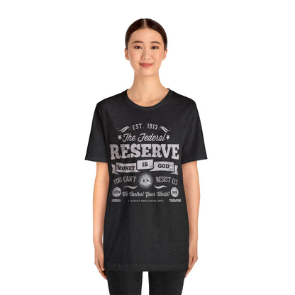 Federal Reserve Unisex Jersey Short Sleeve Tee
