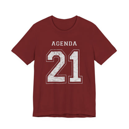 Agenda 21 Football Jersey Design Unisex Jersey Short Sleeve Tee