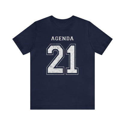Agenda 21 Jersey-Style Unisex Jersey Short Sleeve Tee