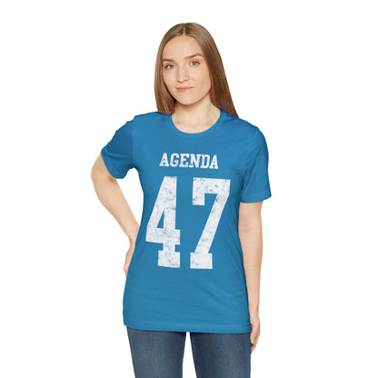 Agenda 47 Two-Sided Jersey-Style Unisex Jersey Short Sleeve Tee