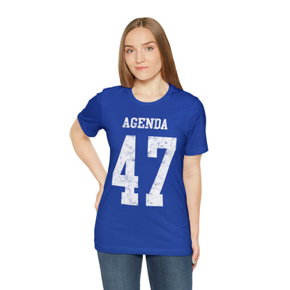 Agenda 47 Two-Sided Jersey-Style Unisex Jersey Short Sleeve Tee