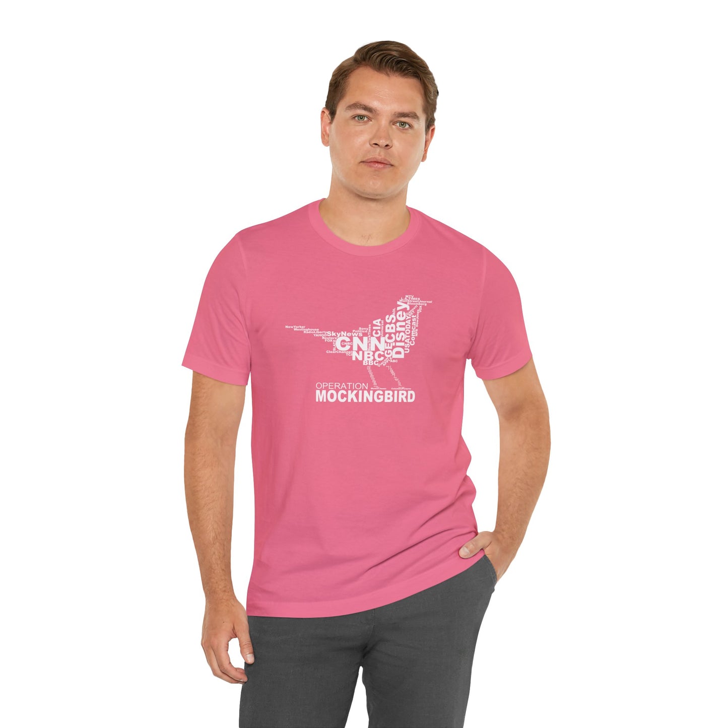 Operation Mockingbird Word Cloud Unisex Jersey Short Sleeve Tee