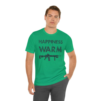 Happiness Is A Warm Gun Unisex Jersey Short Sleeve Tee