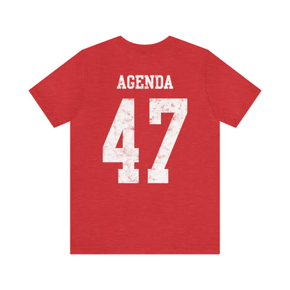 Agenda 47 Two-Sided Jersey-Style Unisex Jersey Short Sleeve Tee