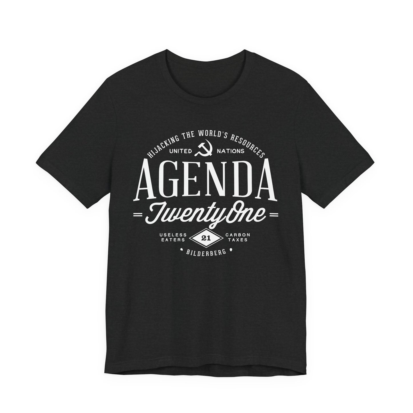 Agenda 21 Awareness Unisex Jersey Short Sleeve Tee