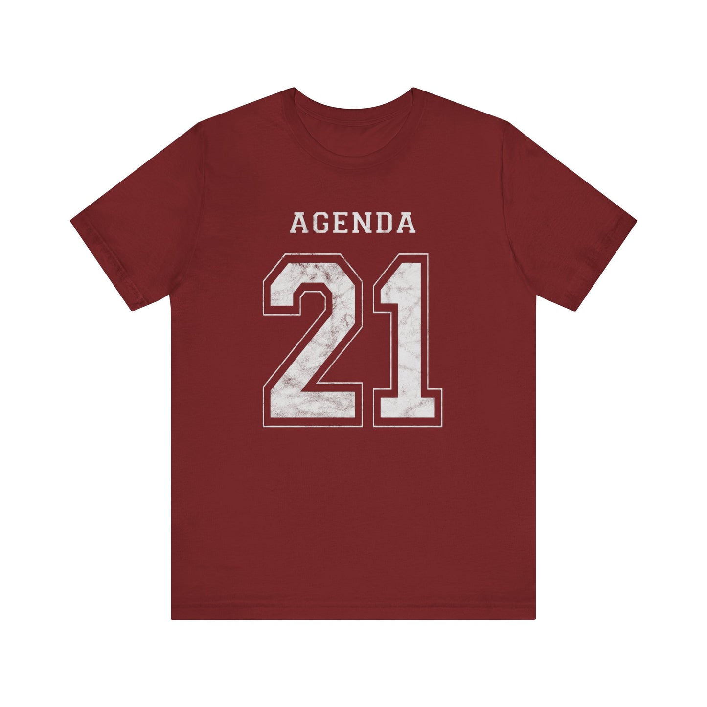 Agenda 21 Football Jersey Design Unisex Jersey Short Sleeve Tee