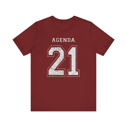 Agenda 21 Football Jersey Design Unisex Jersey Short Sleeve Tee