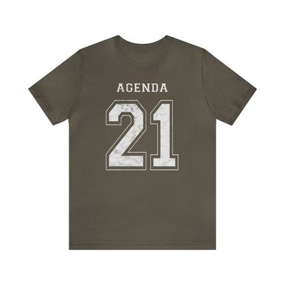 Agenda 21 Jersey-Style Unisex Jersey Short Sleeve Tee
