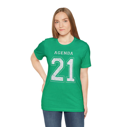 Agenda 21 Jersey-Style Unisex Jersey Short Sleeve Tee