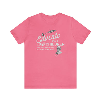 Educate The Children Unisex Jersey Short Sleeve Tee