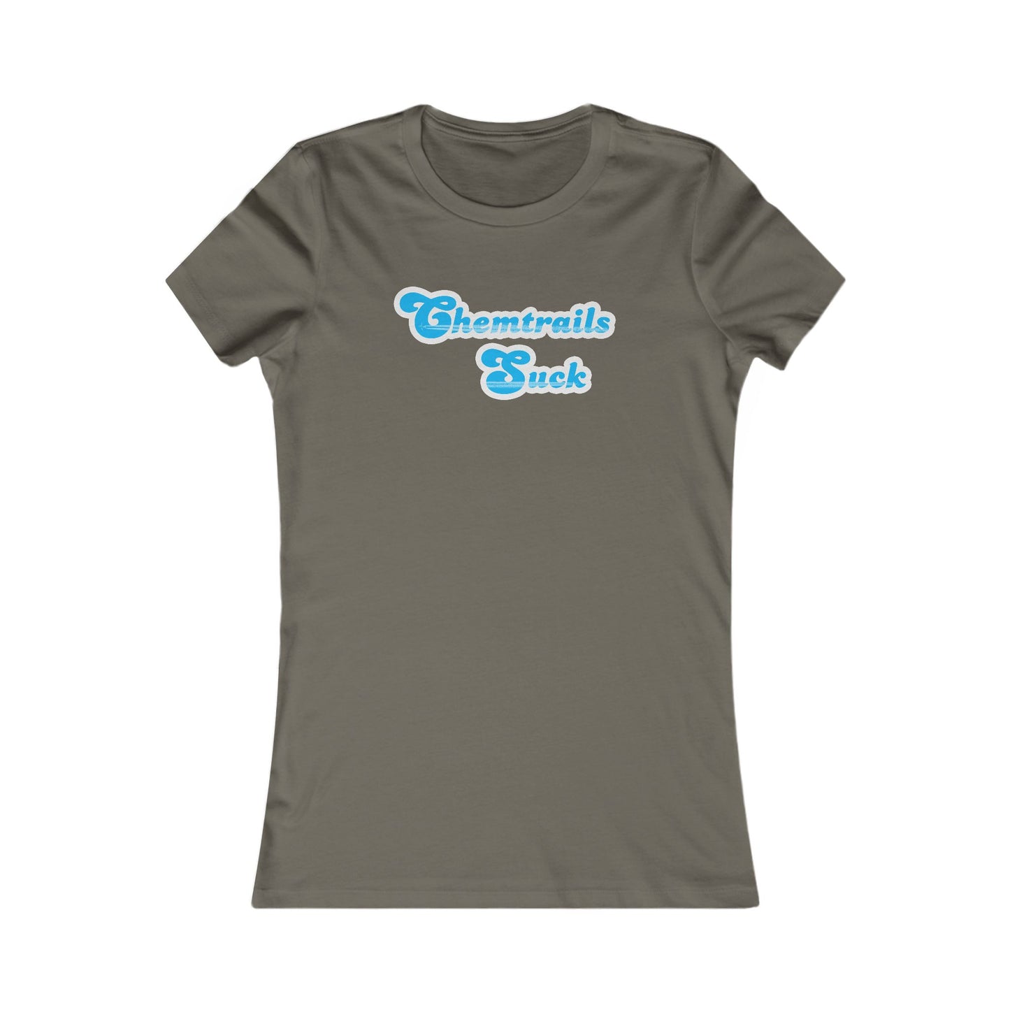 Chemtrails Suck Retro Women's Favorite Tee