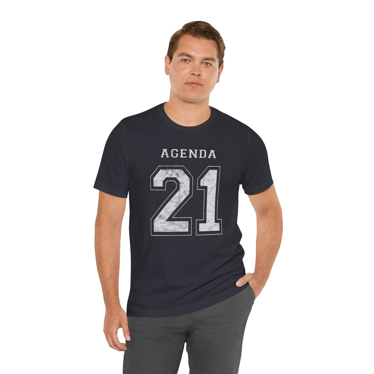 Agenda 21 Football Jersey Design Unisex Jersey Short Sleeve Tee