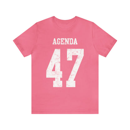 Agenda 47 Two-Sided Jersey-Style Unisex Jersey Short Sleeve Tee
