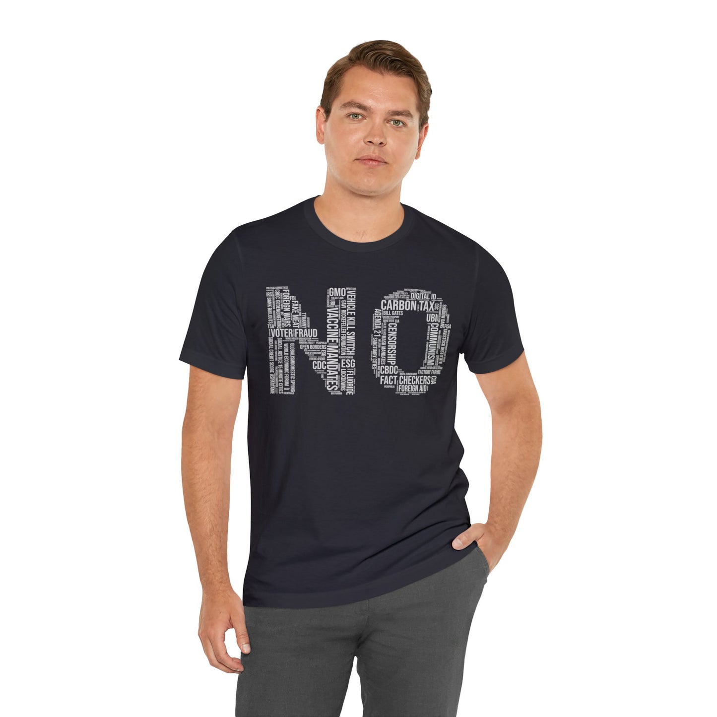 NO Word Cloud T-Shirt