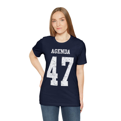 Agenda 47 Two-Sided Jersey-Style Unisex Jersey Short Sleeve Tee