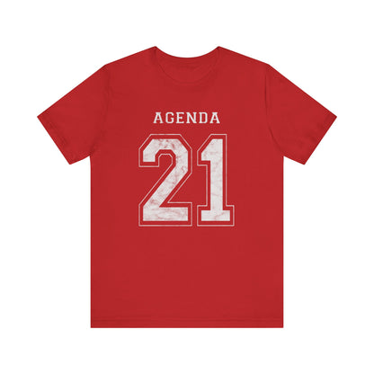 Agenda 21 Football Jersey Design Unisex Jersey Short Sleeve Tee