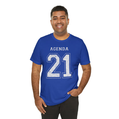 Agenda 21 Jersey-Style Unisex Jersey Short Sleeve Tee