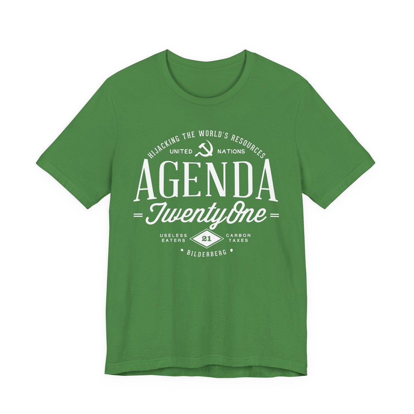 Agenda 21 Awareness Unisex Jersey Short Sleeve Tee