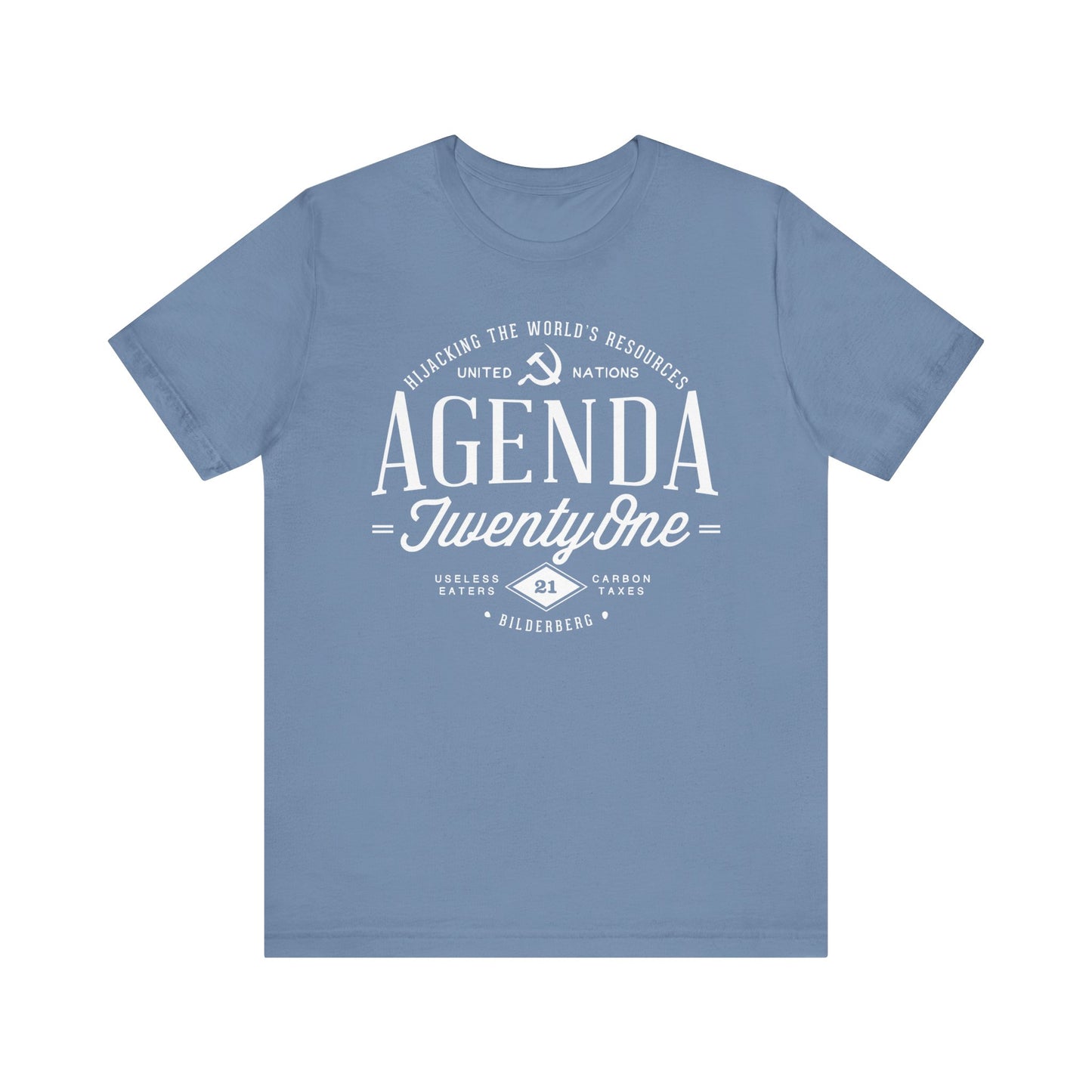 Agenda 21 Awareness Unisex Jersey Short Sleeve Tee