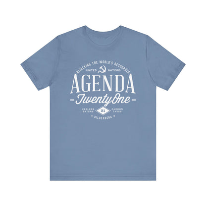 Agenda 21 Awareness Unisex Jersey Short Sleeve Tee