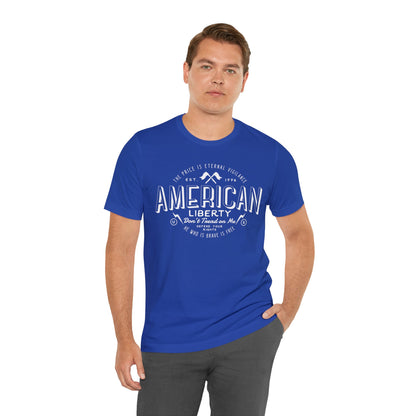 American Liberty Unisex Jersey Short Sleeve Tee