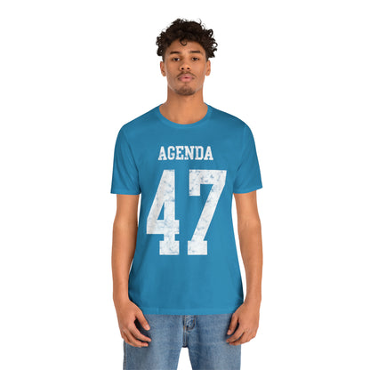 Agenda 47 Two-Sided Jersey-Style Unisex Jersey Short Sleeve Tee
