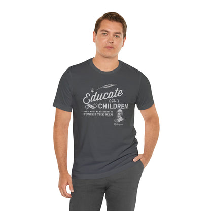 Educate The Children Unisex Jersey Short Sleeve Tee