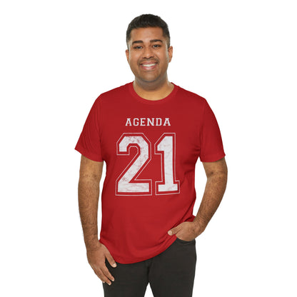 Agenda 21 Jersey-Style Unisex Jersey Short Sleeve Tee
