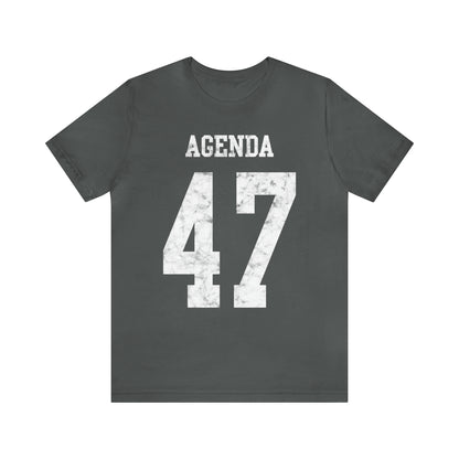 Agenda 47 Two-Sided Jersey-Style Unisex Jersey Short Sleeve Tee