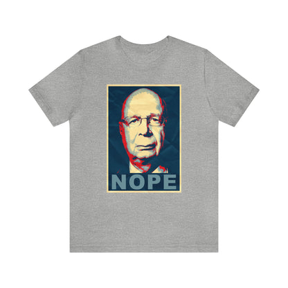 Klaus Schwap Iconic NOPE Unisex Jersey Short Sleeve Tee