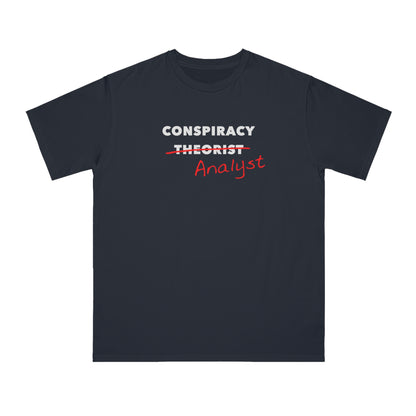 Conspiracy Analyst Organic Cotton Unisex Classic T-Shirt