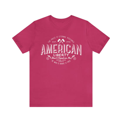 American Liberty Unisex Jersey Short Sleeve Tee