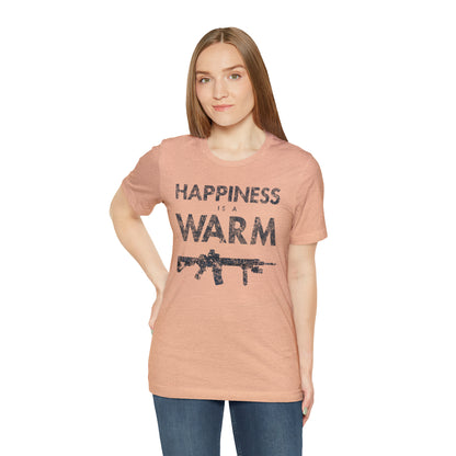 Happiness Is A Warm Gun Unisex Jersey Short Sleeve Tee